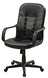 YAMAZEN CYBERCOM ハイバックレザーチェアSC-514H-1 ブラック
