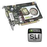  : XFX PVT84JYAJG GeForce 8600GT 512MB GDDR2 540Mhz PCI Express x16 SLI Ready Video Card ( Dual DVI / S-video )