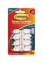 3M Command 17302 Small Cord Clips