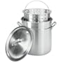 Bayou Classic 1000 100-Qt. Aluminum Stockpot with Boil Basket