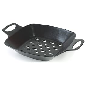 Charcoal Companion CC3512 Enamel Cast Iron Wok by 