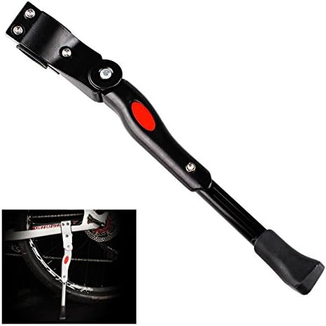 SERVISE4U Black Adjustable MTB Bike Bicycle Cycling Side Road Mountain Kickstand Stand