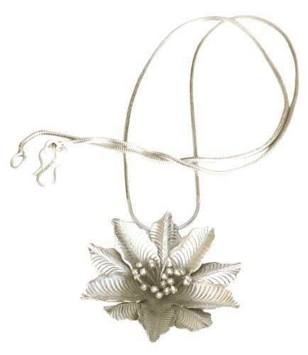Pendant Chain Silver Jewelry for Women 2 inches