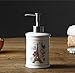 Brandream Luxury Paris Eiffel Tower Bathroom Accessories 5-Piece Ceramic Bathroom Set
