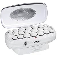 Infiniti by Conair CHV29NS 20 Tourmaline Ceramic Flocked Rollers and Cord Reel, White