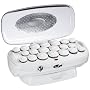 Infiniti by Conair CHV29NS 20 Tourmaline Ceramic Flocked Rollers and Cord Reel, White