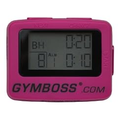 Gymboss Intervall-Timer /Stoppuhr mit gummierter Oberfl�che, Pink