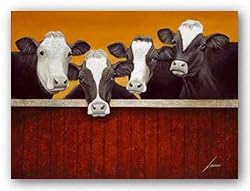 Waiting For Company by Lowell Herrero 16"x12" Art Print Poster