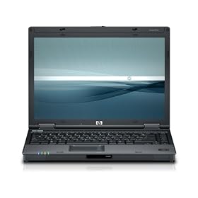 HP 6910p 14.1 Inch Notebook PC, Intel Core 2 Duo T7300 2.0 GHz, 1 GB DDR2 SDRAM, 80 GB Hard Drive, Genuine Windows Vista Business 32/64