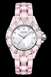 Accutron by Bulova Mirador Ladies Pink Ceramic Diamond Watch 65R138