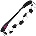Hipsy Women's Adjustable NO Slip I Love Soccer Headbands (Black 2pk)