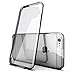 iPhone 6 Case, Enther® [Ultimate Cushion] Slim Scratch/Dust Proof Hybrid Transparent Clear Case with Shock Absorb Trim Bumper - Authentic Retail Packaging - for iPhone 6 4.7 Inch (Smoke)
