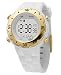 Adidas #ADH1938 White Gold Wooster Chronograph Alarm Digital Watch