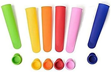 KibbiX Ice Pop Molds with drip guards to reduce the melting running of favor. A package of 6 molds of the Classic Freezer Popsicle.