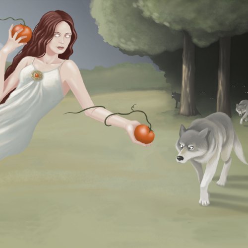 Original album cover of Call of the Wolf Peach by Pale White Moon