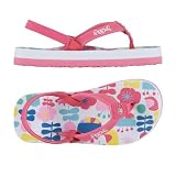 Animal Doodle Girls Flip Flops