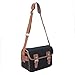Sanlise Black Waterproof Vintage Canvas Camera Bag Messenger Bag for DSLR Camera and Lens Canon 5DII 7D Nikon D90