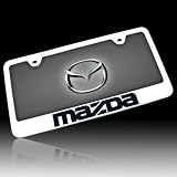 Mazda Chrome License Metal license Frame