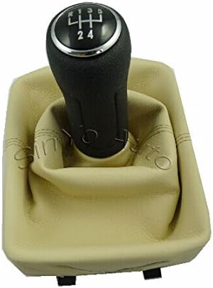 NEW 5 Speed GEAR SHIFT KNOB GAITOR BOOT Yellow Fit For VW POLO Volkswagen