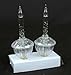 Novelty Lights 3 Light Traditional Christmas Bubble Light Replacement Pack, Clear with Silver Glitter Liquid, 3 Pack