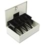 Buddy Products Cash Controller, Steel, 11-3/8 x 7-1/2 x 3-3/8 Inches, Platinum (5522-32)