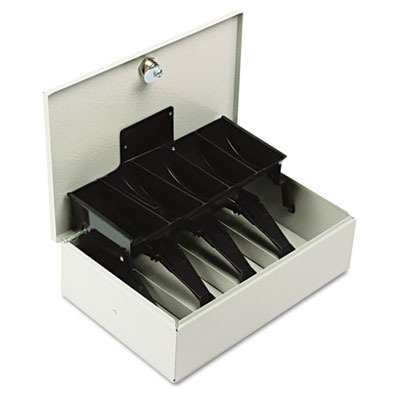 Buddy Products Cash Controller, Steel, 11-3/8 x 7-1/2 x 3-3/8 Inches, Platinum (5522-32)
