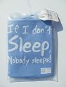 If I dont sleep, nobody sleeps' blue 0-6 months romper sleepsuit