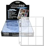 Ultra Pro 9 Pocket Trading?Card Pages Box of 100