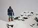 A climber descends Nanga Parbat after failing to establish camp Photographic Poster P...