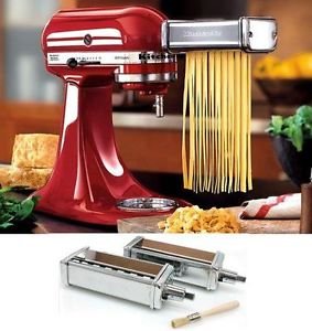Kitchenaid Kpca 2pc Stainles Steel Pasta Angel Hair Cuter Stand Mixer Attachment Fast Shipping By Fedex