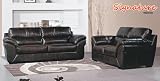 3 & 2 Seater Luxury Brown Leather Emperor Sofas