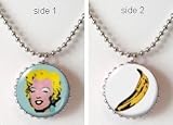 Andy Warhol Reversible Button Necklace