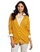 Fred Perry Women's V-Neck Cardigan, Sweetcorn, 8