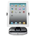 Logitech Halterung/Lautsprecher schwarz-silber (f�r iPad, iPad 2 und iPad 3. Generation, Tablets)