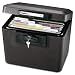 Sentry Safe 1170BLK - Security Letter Size Hanging File, .61 ft, 15-1/4w x 12-1/8d x 13-5/8h, Black-SEN1170BLK