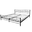 Bett Doppelbett Metallbett mit Lattenrost 180 x 200 cm