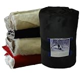 Hammaka 7047-HMKA Jet Black Color Blanket (Long Fur) Black