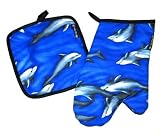 Buy Blank Oven Mitt Potholder Set by Broad Bay