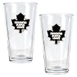Toronto Maple Leafs NHL 2pc Pint Ale Glass Set - Primary Logo by Great American Products
