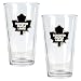 Toronto Maple Leafs NHL 2pc Pint Ale Glass Set - Primary Logo by Great American Products