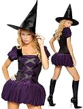 ハロウィン　バニエ入り　ふわっとスカート　セクシー魔女【ハロウィン】【ランジェリー】【コスプレ】