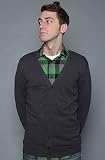 KR3W The Belmont Cardigan in Gray,Sweaters for Men