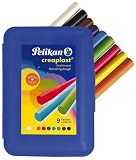 Eigenschaften Pelikan 619882 / Pelikan 619882 - Creaplast Knetebox blau mit 14 Knetstangen in 9 Farben