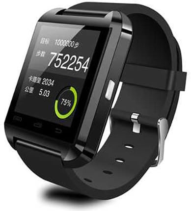 AXIONG U8 Smartwatch Bluetooth Smart Watch WristWatch Wrist Wrap Watch Handsfree For iphone 5 5C 5S Samsung Phone Mate Android Black