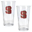 North Carolina State Wolfpack NCAA 2pc Pint Ale Glass Set by Great American Products
