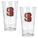 North Carolina State Wolfpack NCAA 2pc Pint Ale Glass Set