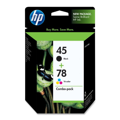 HP 45/78 Ink Cartridge in Retail Packaging, Combo Pack