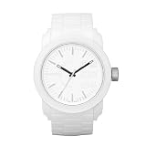 Diesel Herren-Armbanduhr Analog Silikon weiss DZ1436