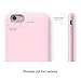 Slider 3-Layered TPU PC Storage Slot Sliding Case for iPhone 6S Plus / 6 Plus - Baby Pink