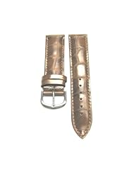 20mm Genuine Leather Strap Band for Iwc Watch Light Brown